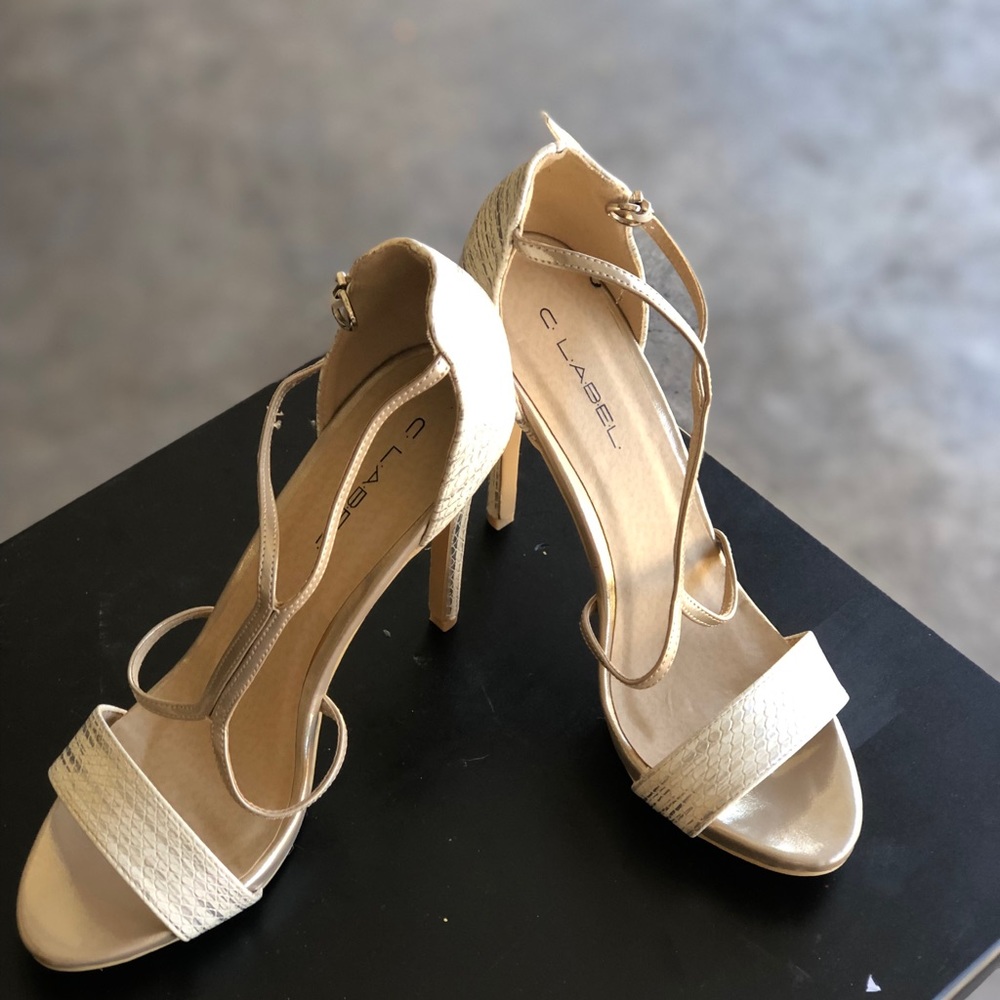 C Label Cream Heels